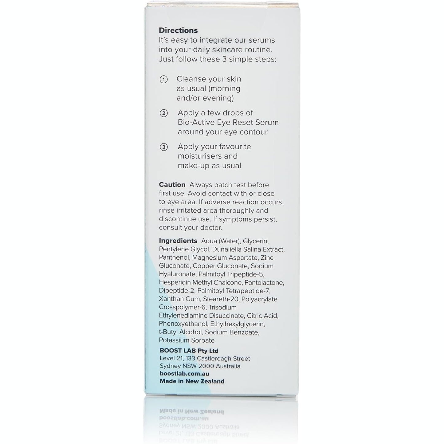 Boost Lab Bio-Active Eye Reset Serum 30ml