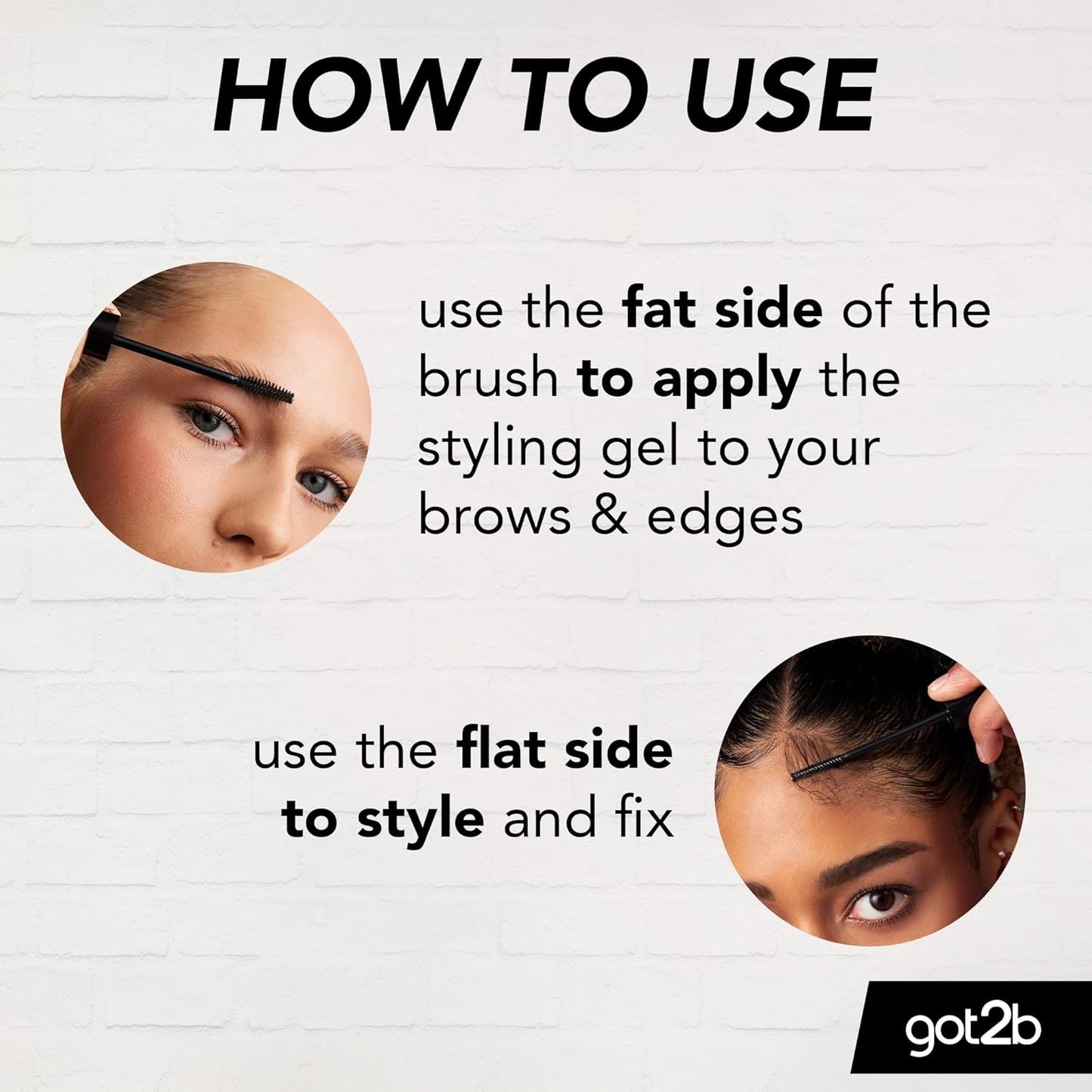 Got2b Glued 4 Brows & Edges 2 in 1 Gel 16ml