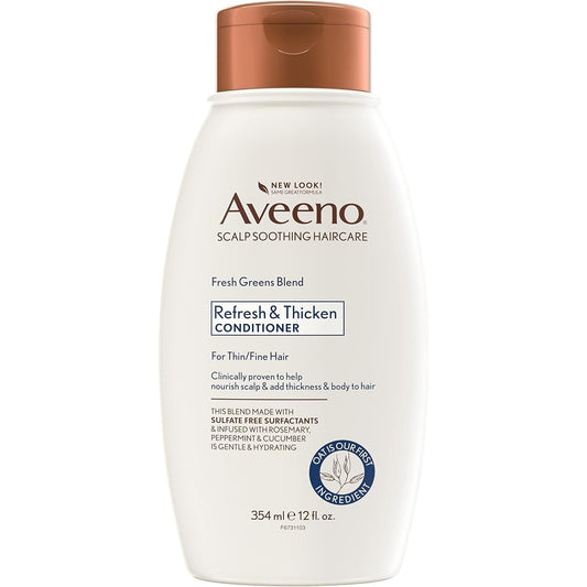 Aveeno Fresh Greens Blend Natural Volumising Conditioner for Fine Hair 354mL