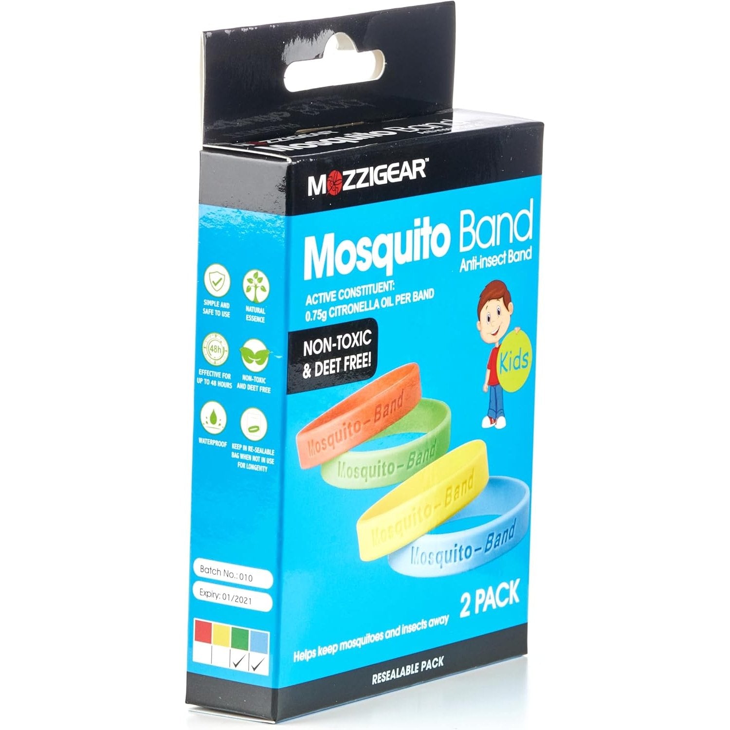 Mozziegear Kids Bands 2 Pack