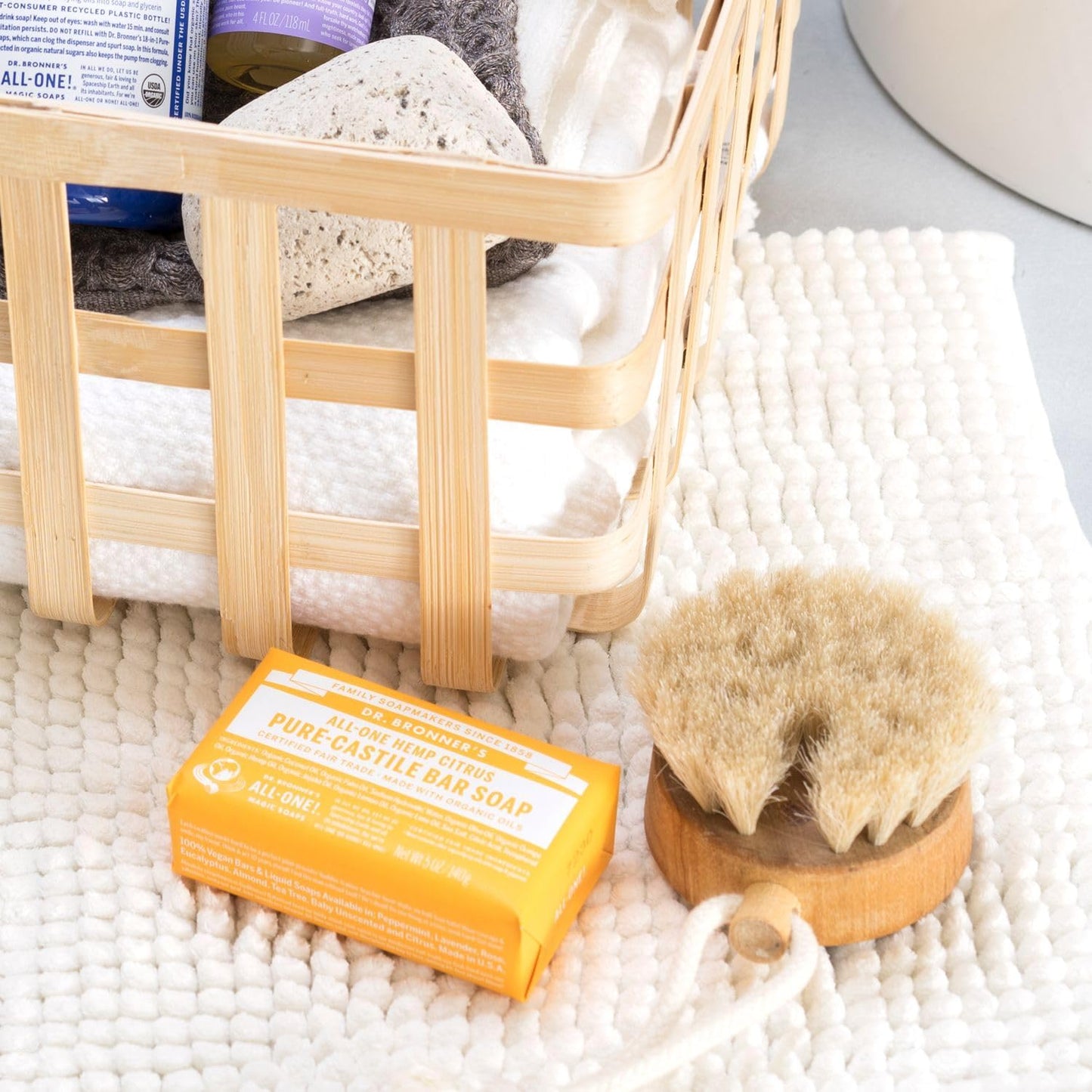 Dr. Bronner's Pure-Castile Bar Soap (Hemp All-One) Citrus 140g