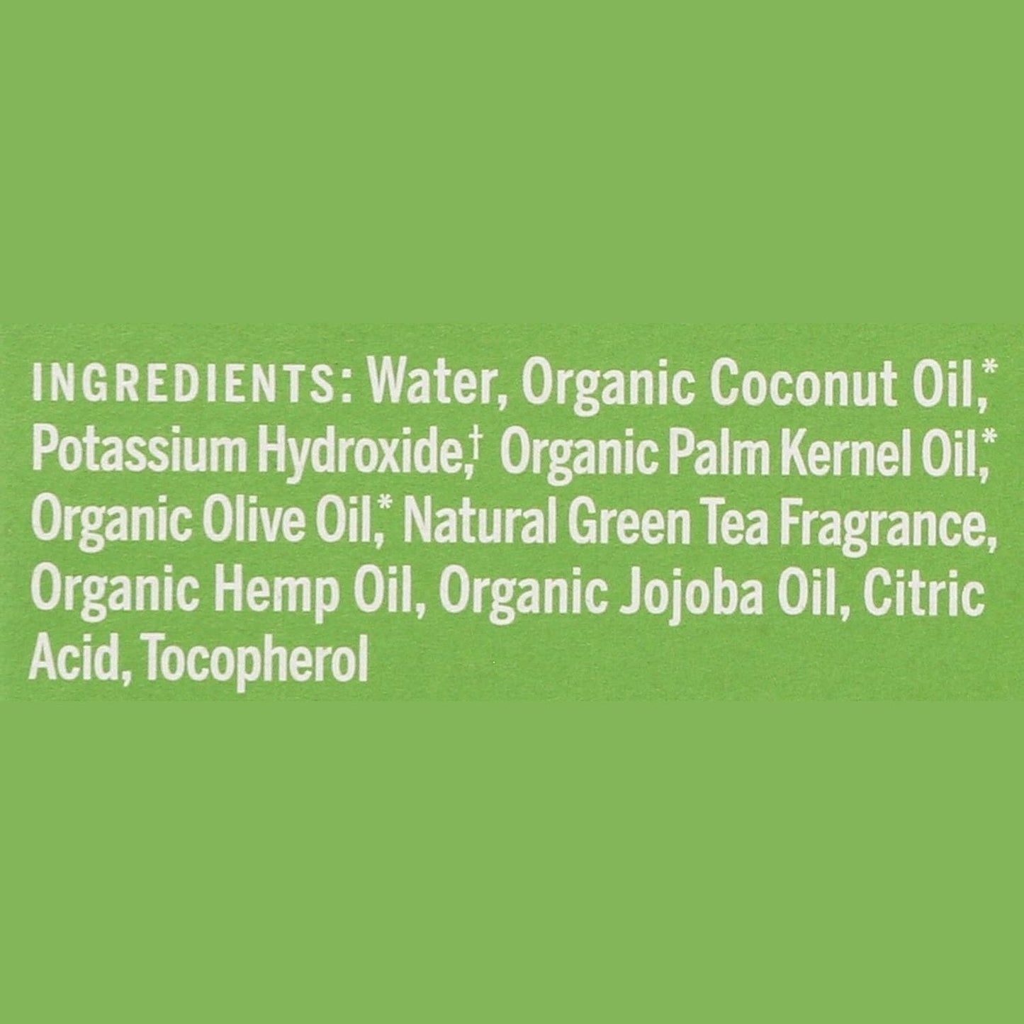 Dr. Bronner's Pure-Castile Soap Liquid (Hemp 18-in-1) Green Tea 59ml
