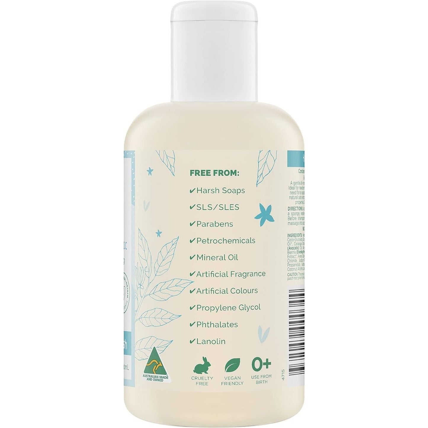 GAIA Baby Hair & Body Wash 200ml