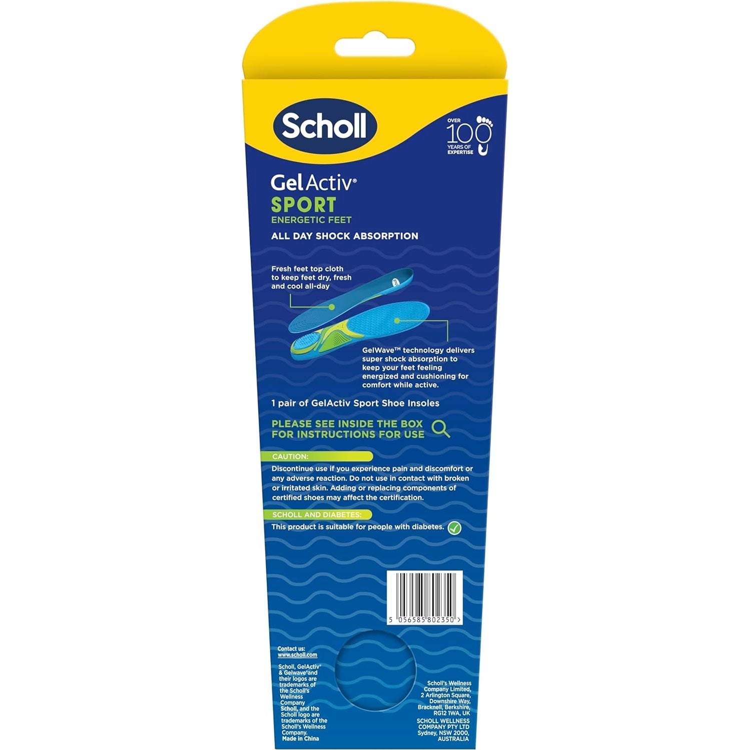Scholl Gel Activ Insole Sport Large