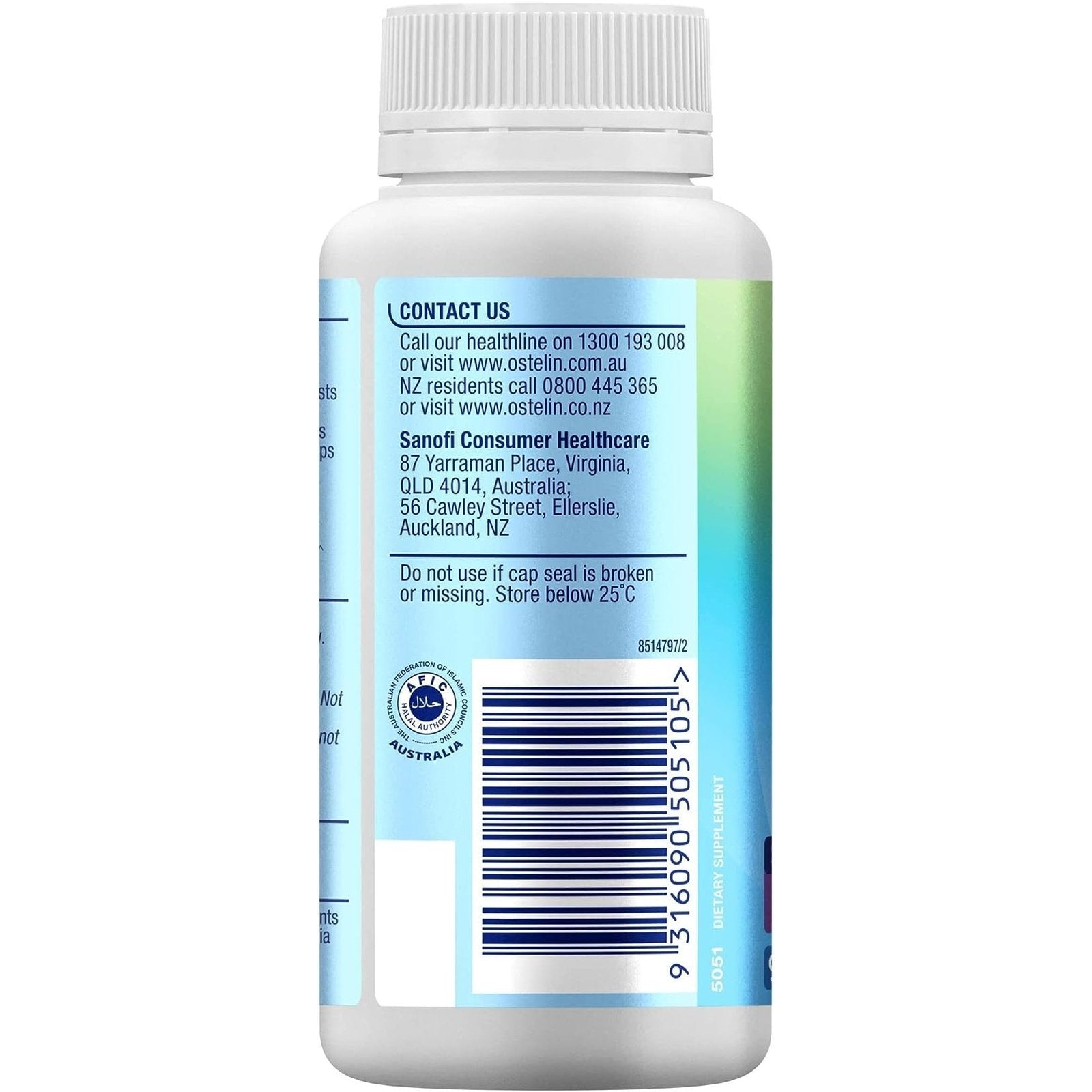 Ostelin Kids Calcium & Vitamin D3 90 Chewable Tablets