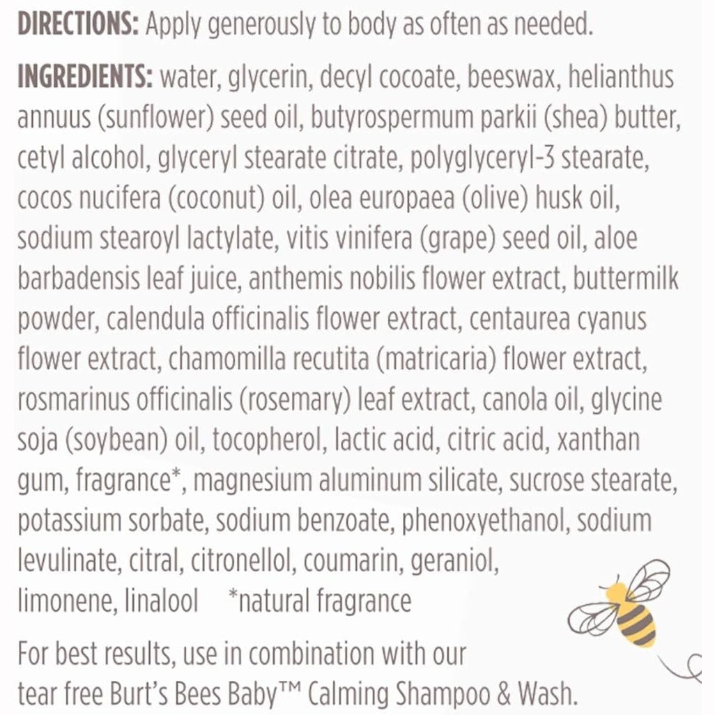 Burt's Bees Baby Nourishing Lotion Calming 170g