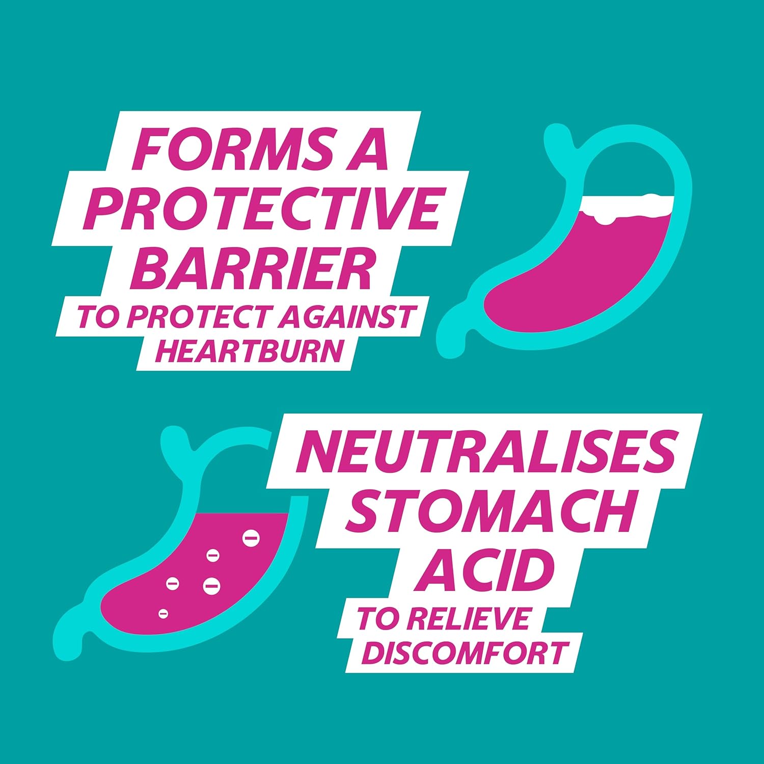 Gaviscon Dual Action Mixed Berry Oral Liquid Suspension 500ml