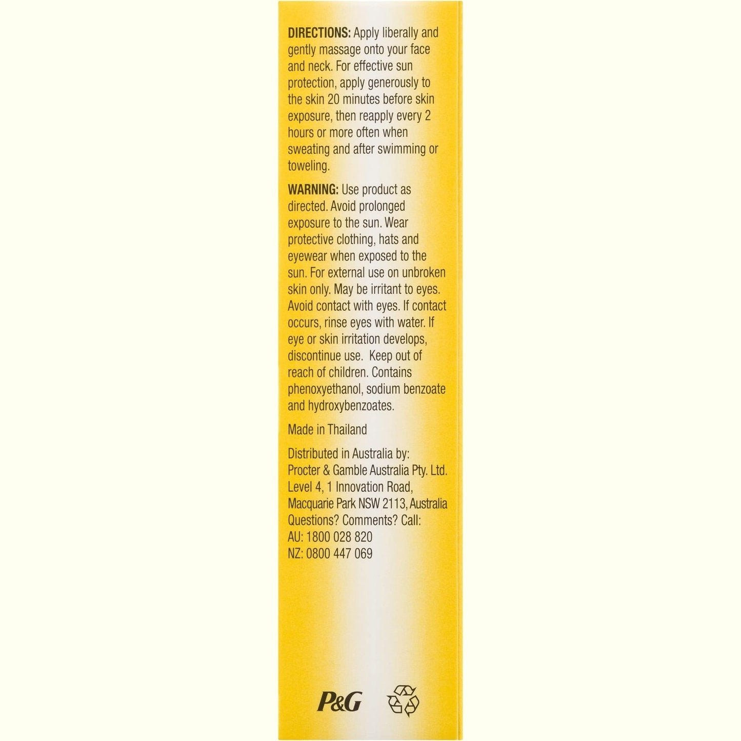 Olay Complete Defence Daily UV Moisturising Lotion Sensitive SPF 30 75mL