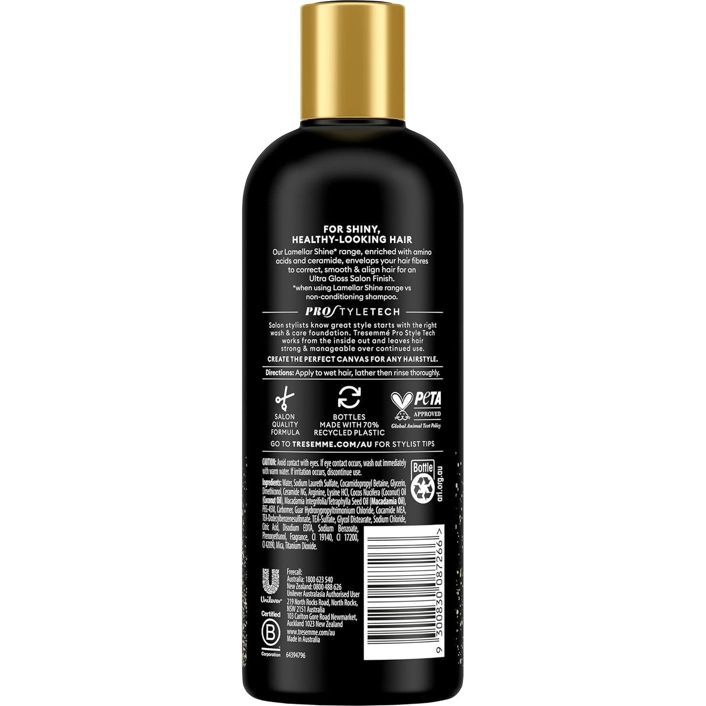 Tresemme Lamellar Shine Shamp 500ml