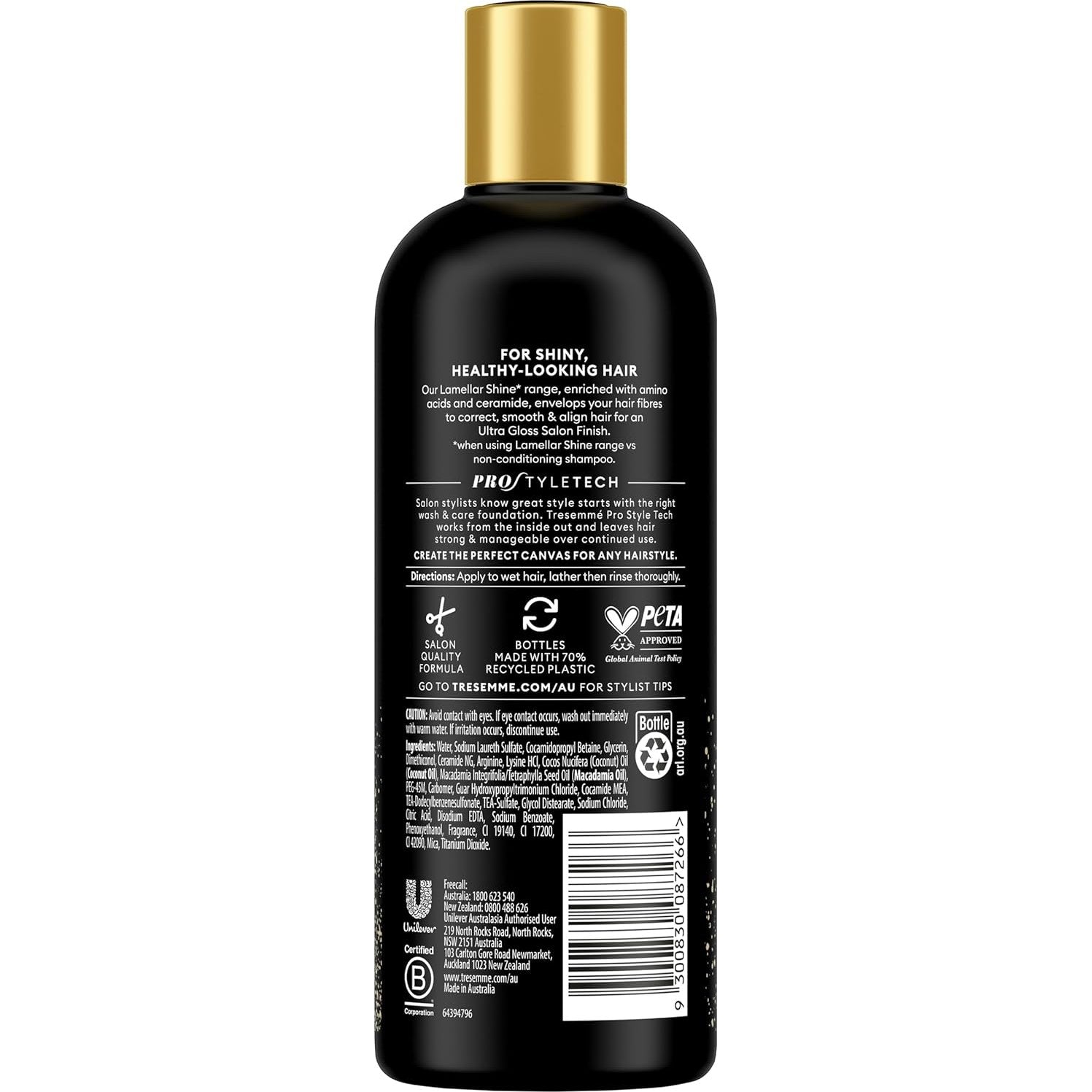 Tresemme Lamellar Shine Shamp 500ml