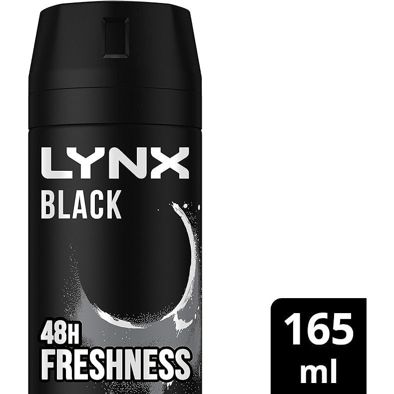 Lynx Men Body Spray Black 165ml
