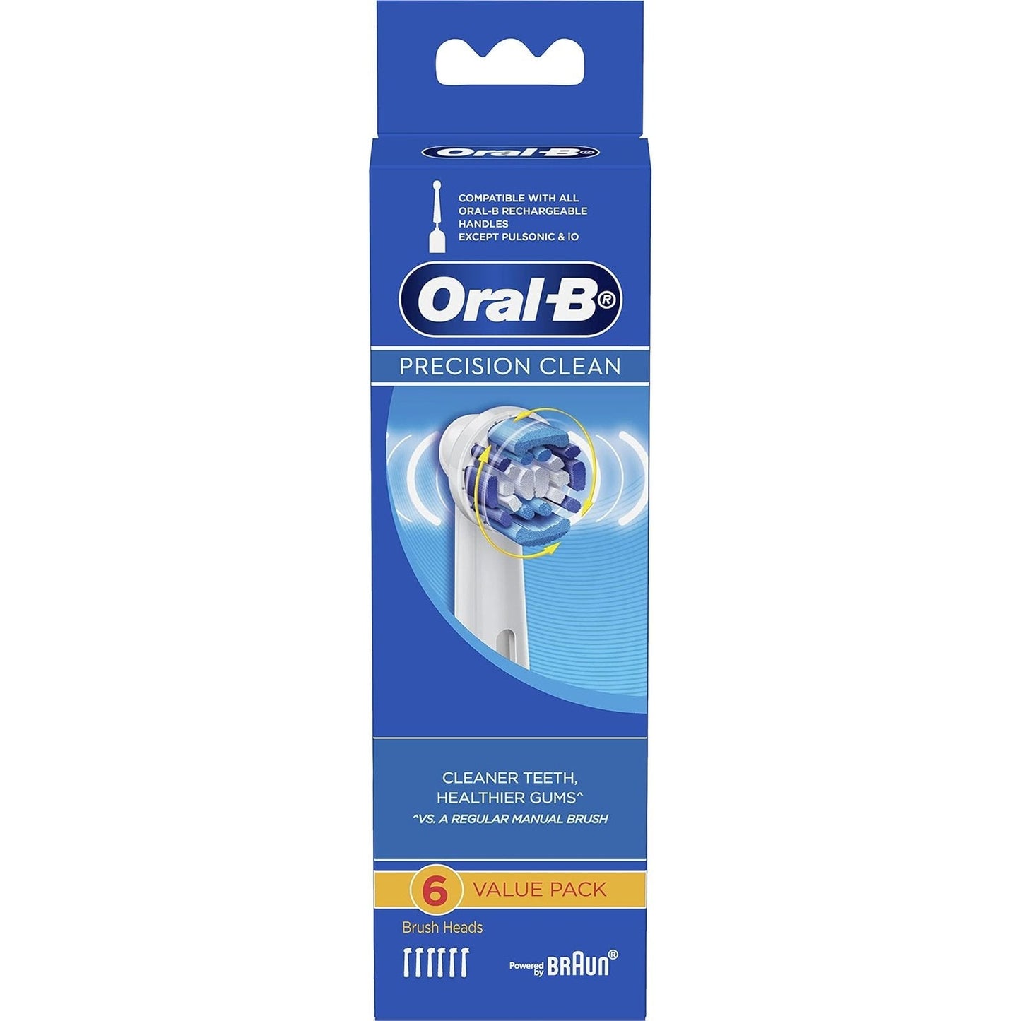 Oral-B Precision Clean Replacement Electric Toothbrush Head 6 Pack