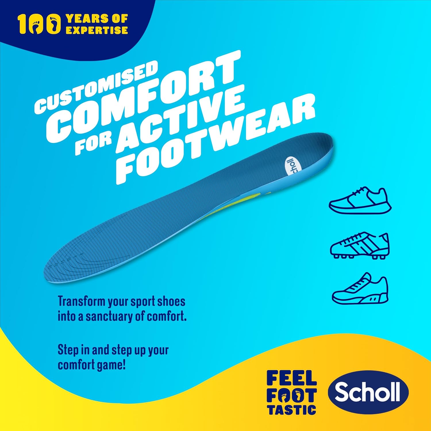 Scholl Gel Activ Insole Casual Small