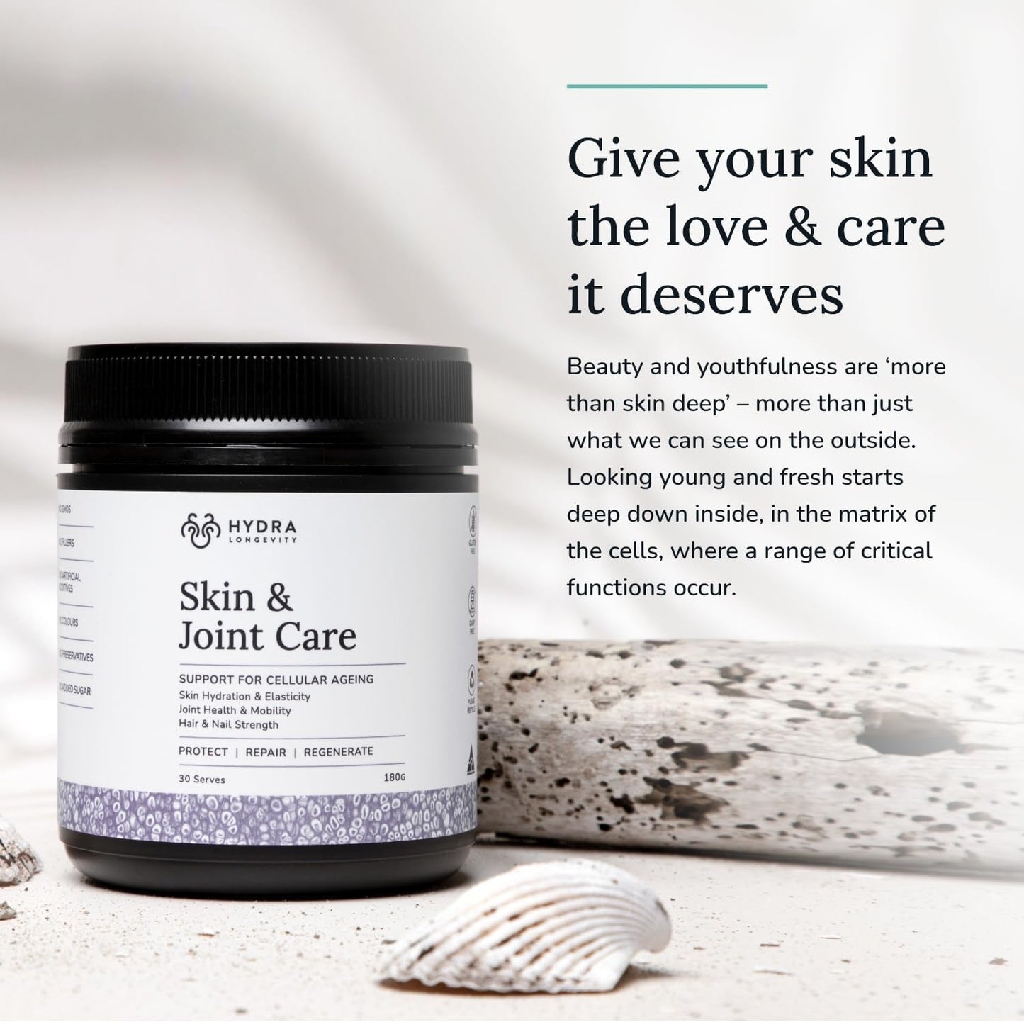 Hydra Longevity Skin & Joint Care 180g