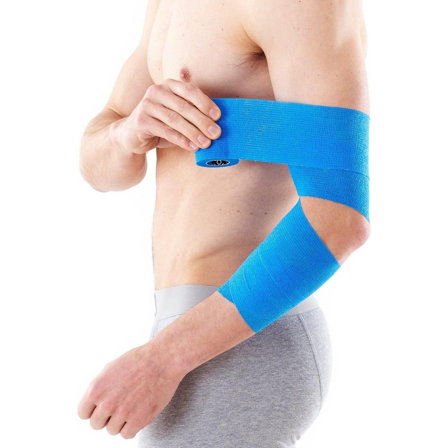 Medstock Cohesive Bandage Blue 10 cmx10M