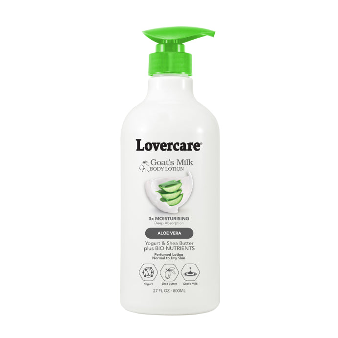 Lovercare Goat's Milk Body Lotion Aloe Vera 800ml