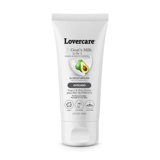 Lovercare Goat's Milk 2-in-1 Hand Cream & Body Lotion Avocado 60ml