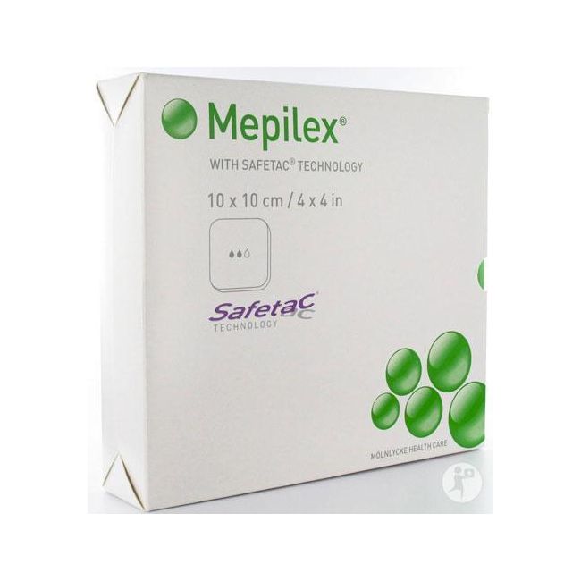 Mepilex 294100 Foam Dressing 10 X 10cm 5 Pack