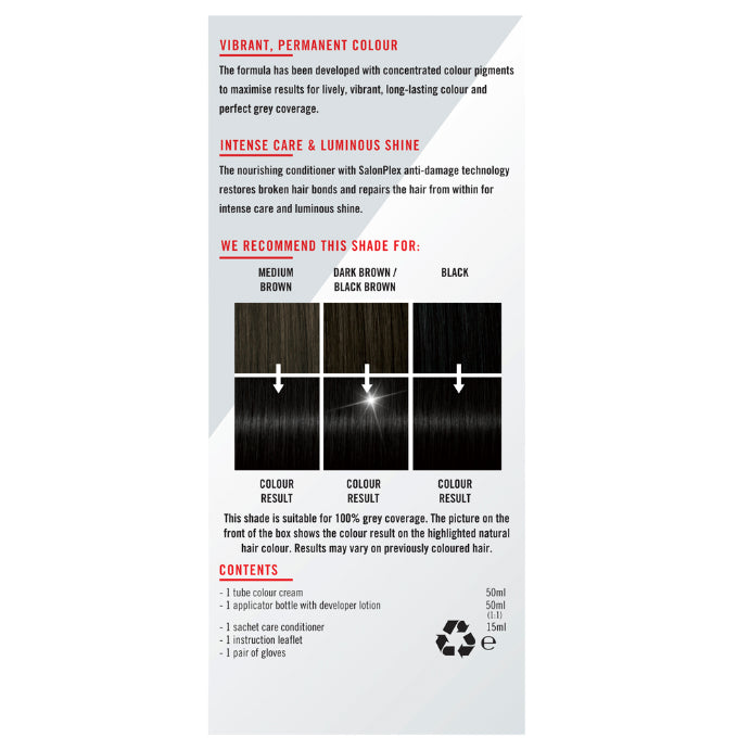 Schwarzkopf Live Colour Permanent 1.0 Black 1 Pack