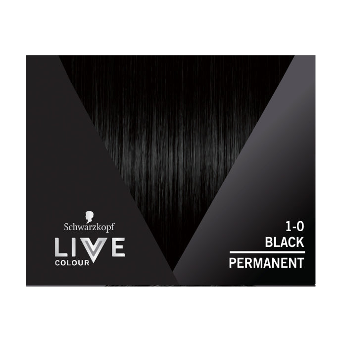 Schwarzkopf Live Colour Permanent 1.0 Black 1 Pack