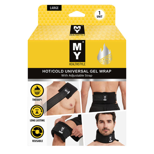 My Hot/cold Reuse Gel Pack With Adjstable Strap Large 1 Each