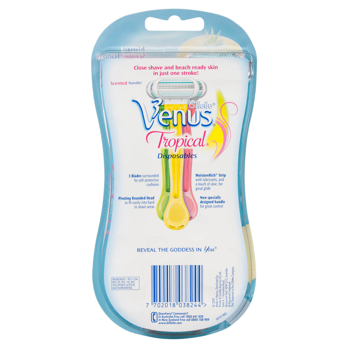 Gillette Venus Tropical Disposable 3 Pack