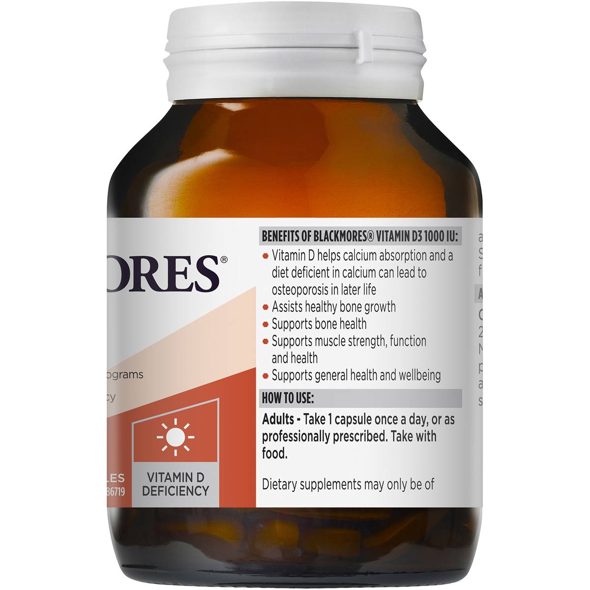 Blackmores Vitamin D3 1000IU 200 Capsules