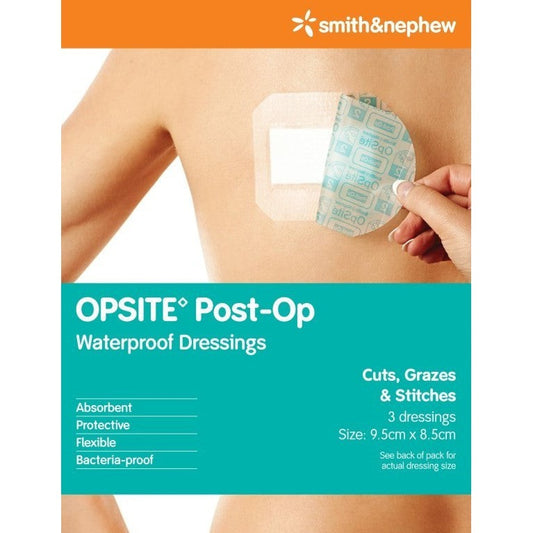 Opsite Post-Op 9. 5cm x 8. 5cm - 3 Pack