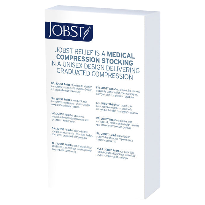 Jobst Relief Cl2 20-30 Phlebology Knee High Open Toe 20-30mmhg 1 Pair