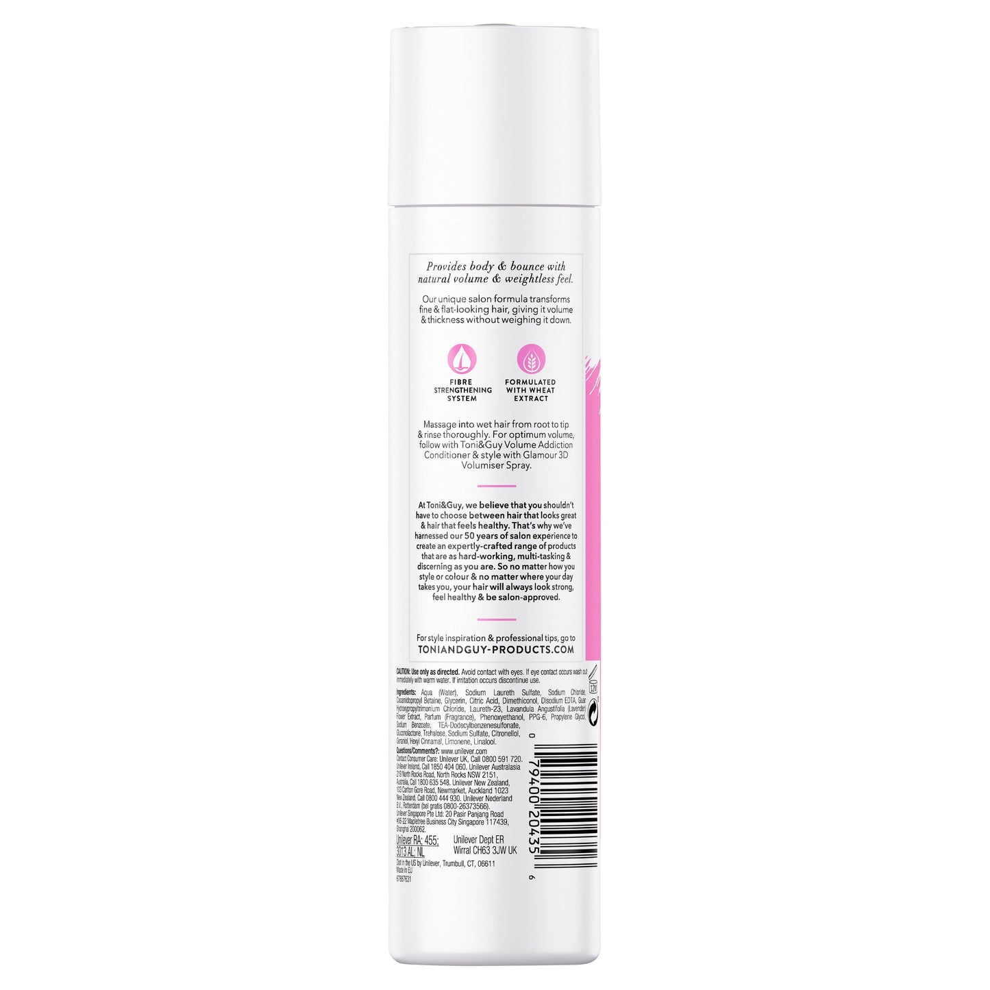 TONI & GUY Volume Addiction Shampoo for Fine Hair 250mL
