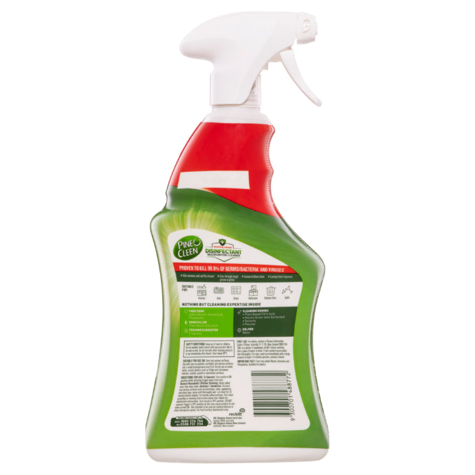Pine O Cleen Disinfectant Multipurpose Cleaner Trigger Spray Crisp Apple 750ml
