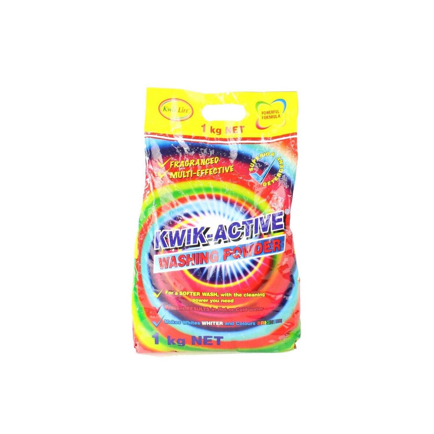 Kwik Active 1kg Bag Washing Powder
