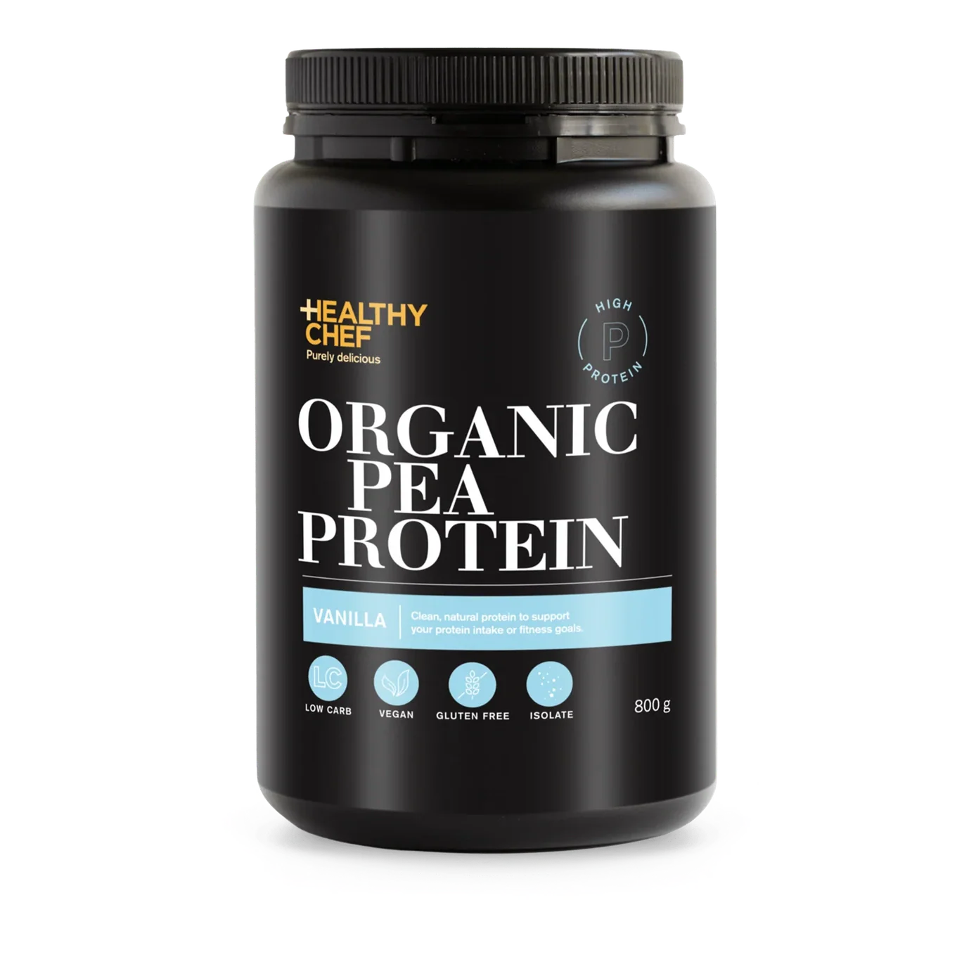 The Healthy Chef Organic Pea Protein Vanilla 800g