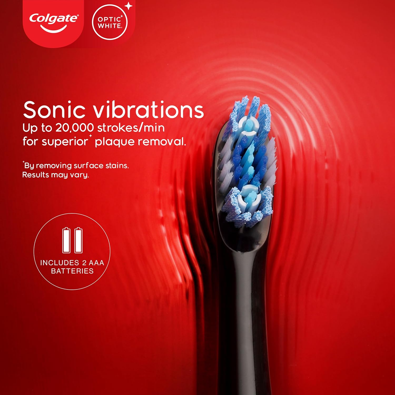 Colgate Optic White Powered Toothbrush Soft 1 Each