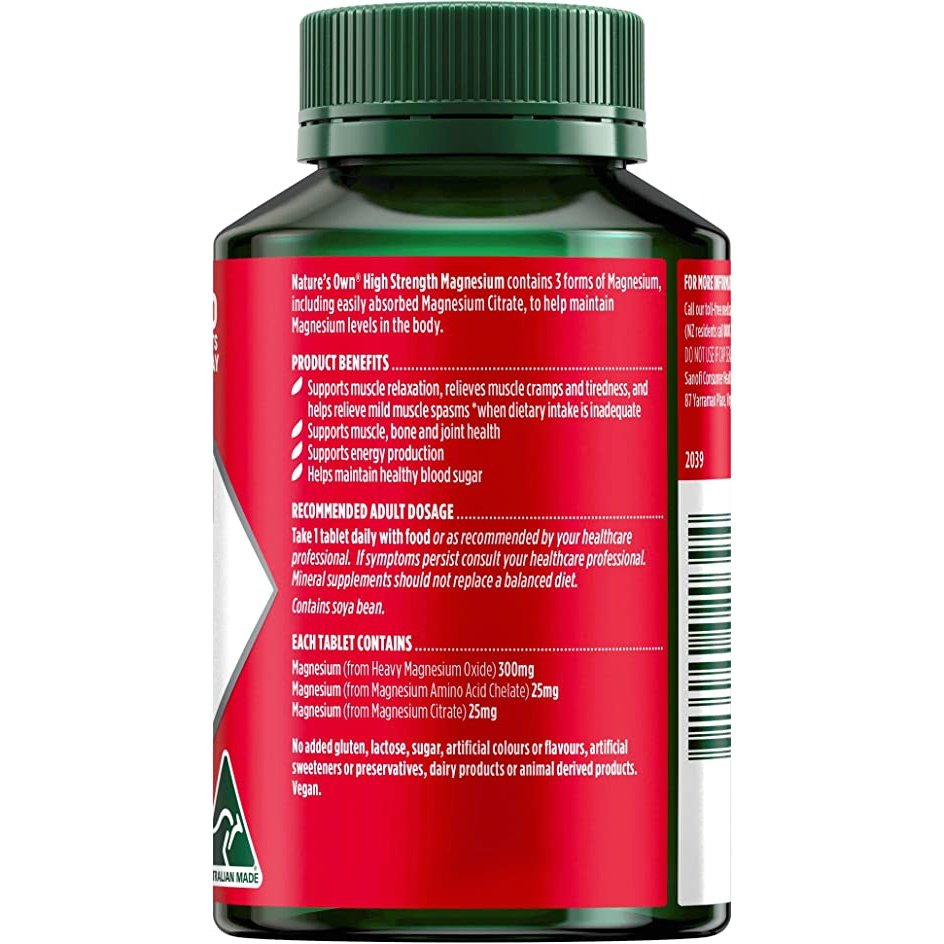 Nature's Own High Strength Magnesium 150 Tablets