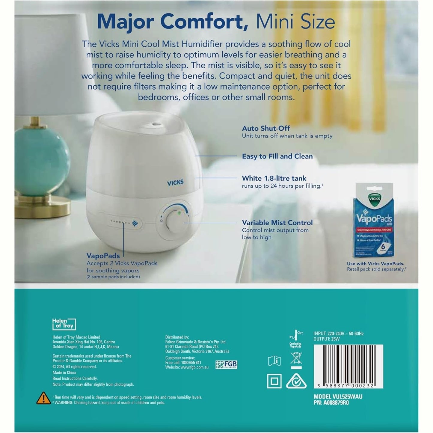 Vicks Cool Mist Humidifier 1 Each