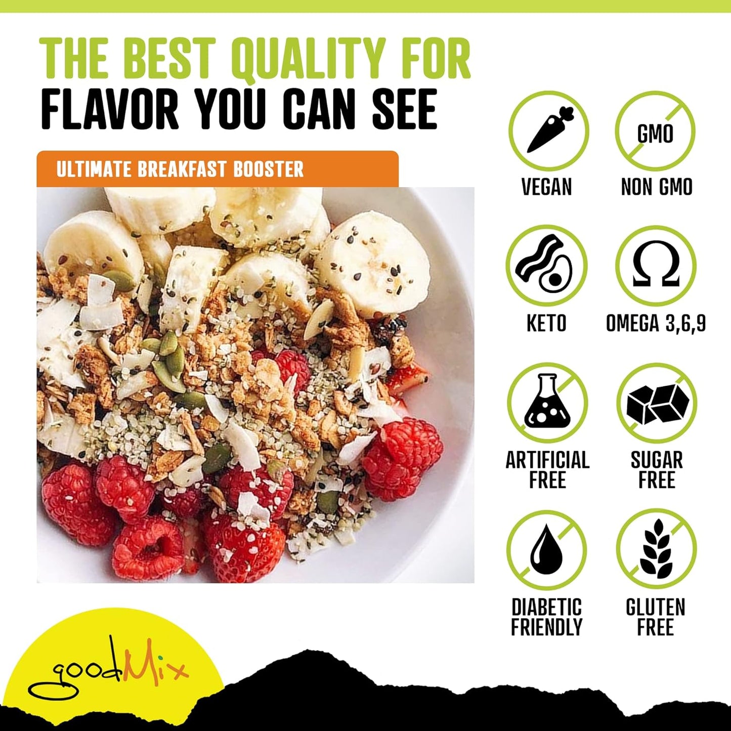 GoodMix Superfoods Blend 11 (Wholefood Breakfast Booster) 400g
