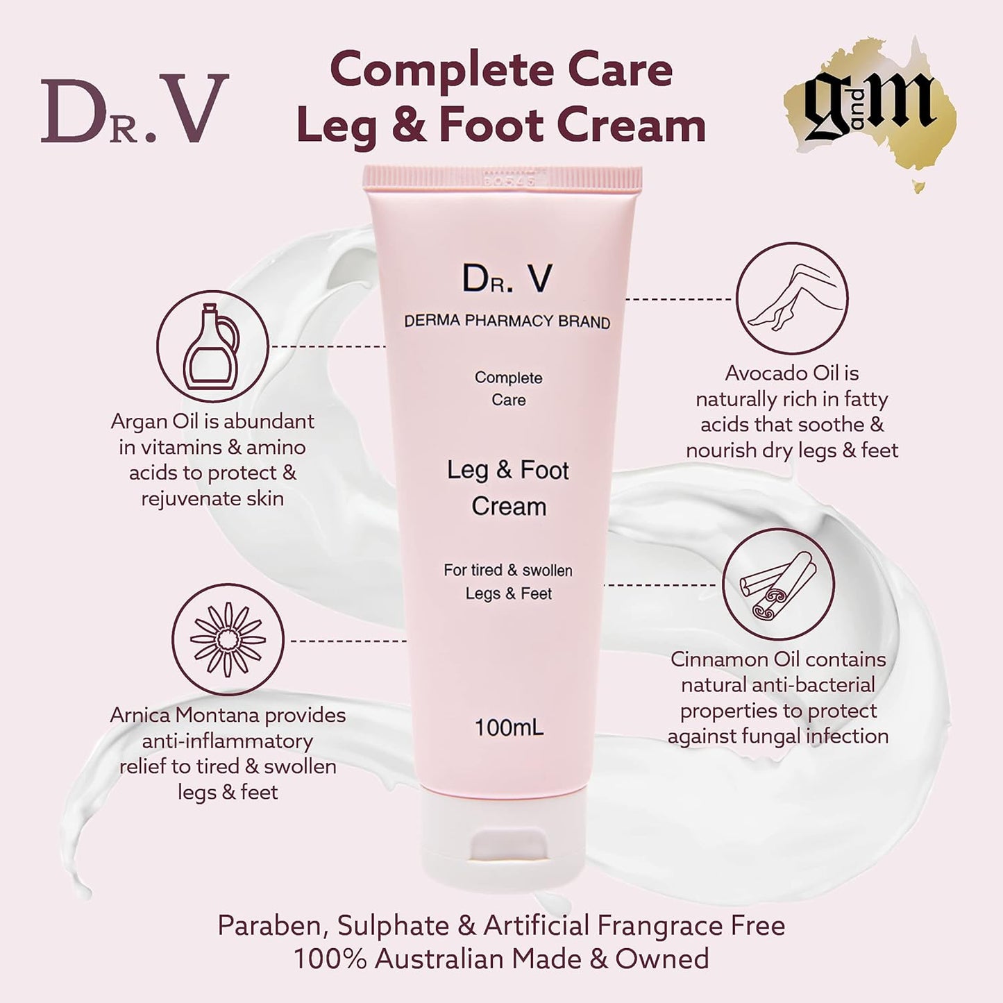 Dr. V Complete Care Leg & Foot Cream 100ml