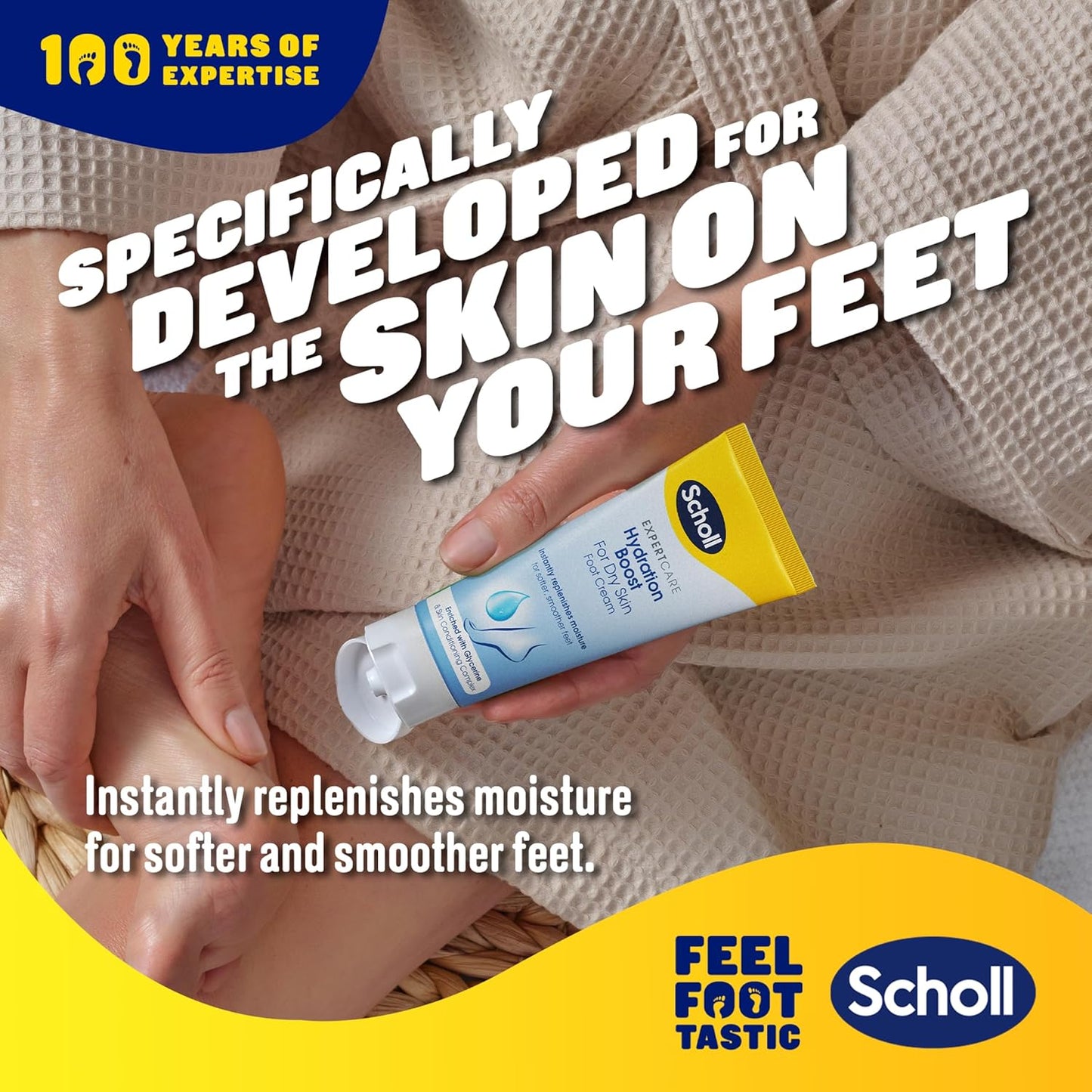 Scholl Expertcare Hydration Boost for Dry Skin Foot Cream 75ml