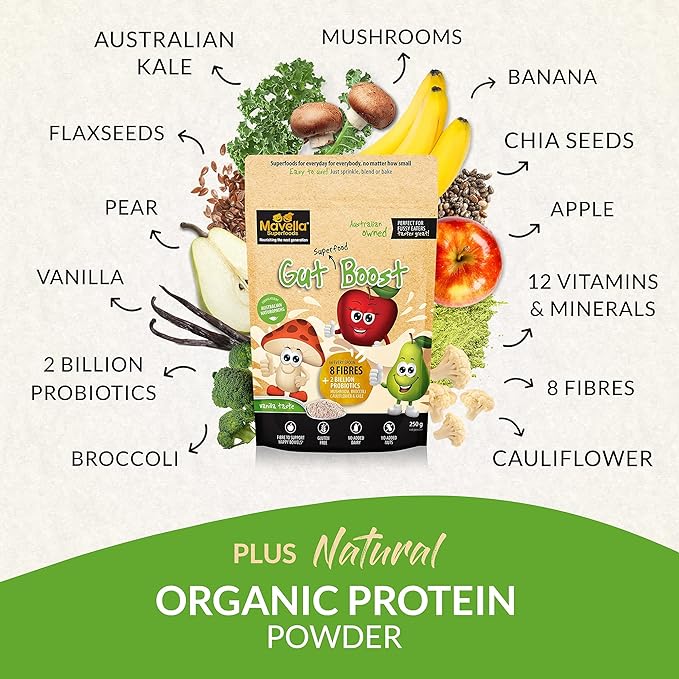Mavella Superfoods Gut Superfood Smoothie Boost Vanilla 250g