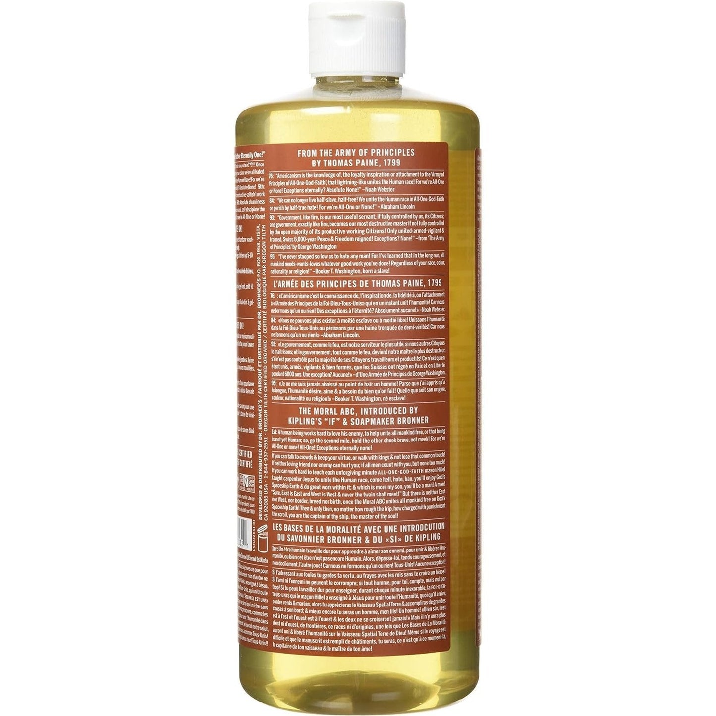 Dr. Bronner's Pure-Castile Soap Liquid (Hemp 18-in-1) Eucalyptus 946ml