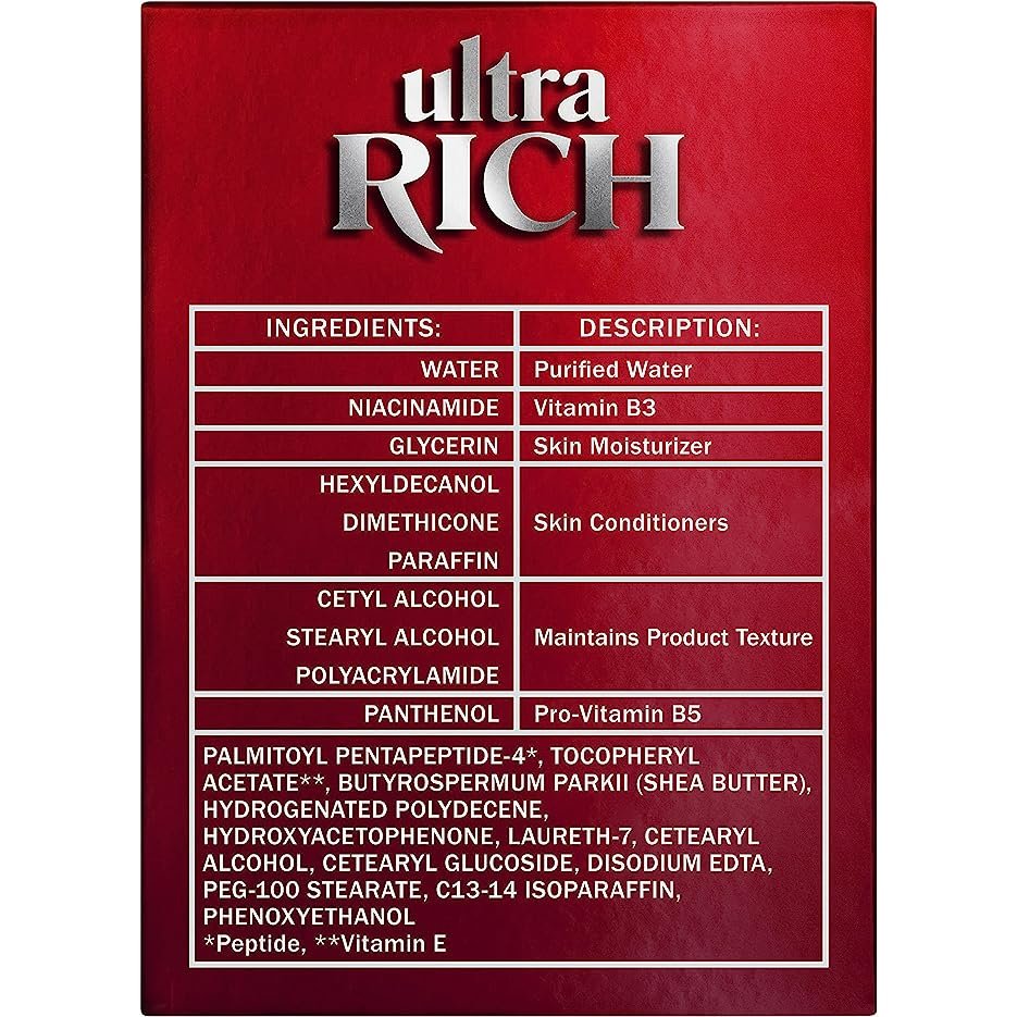 Olay Regenerist Ultra Rich Hydrating Cream Fragrance Free 48g