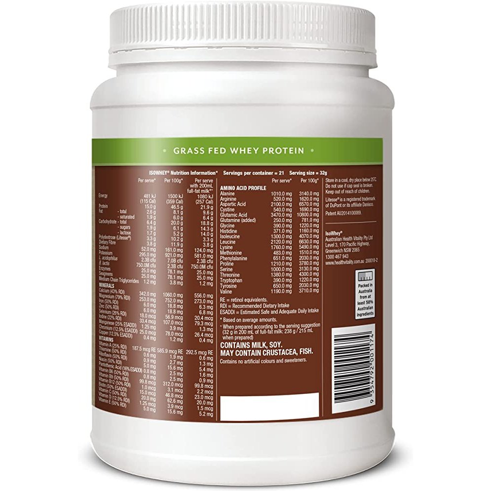IsoWhey Complete Ivory Coast Chocolate 672g