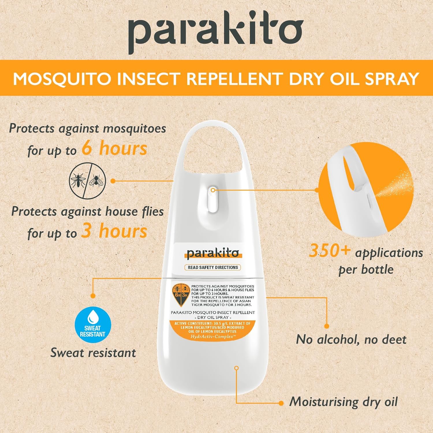 Para'kito Family Mosquito Repellent 75ml