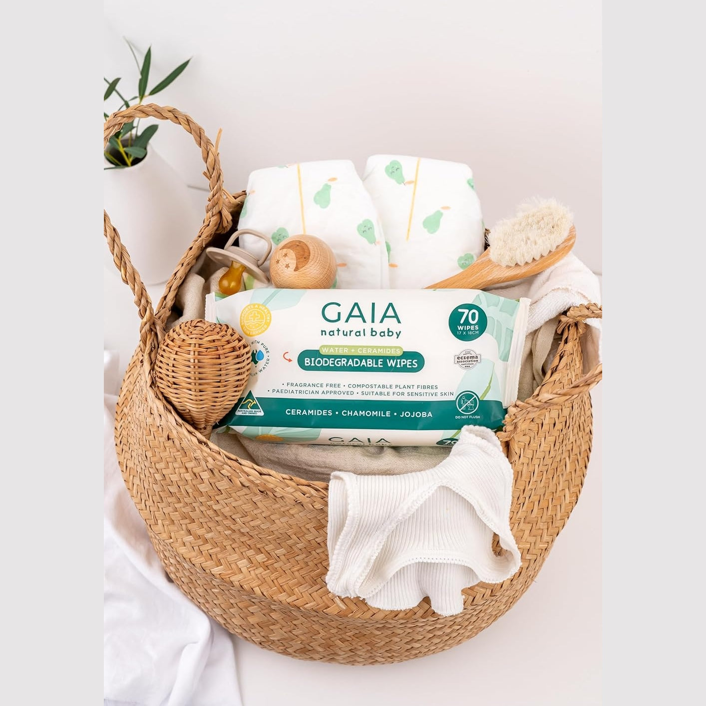 GAIA Biodegradable Water Wipes 280pk