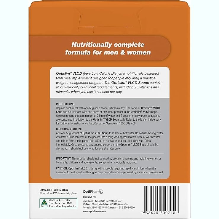 OPTISLIM VLCD PUMPKIN SOUP 7X55G