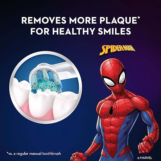 Oral B Power Vitality Kids Stages Refill Spiderman 2 Pack