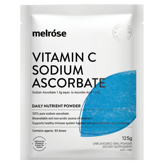 Melrose Health Vitamin C Sodium Ascorbate 125g