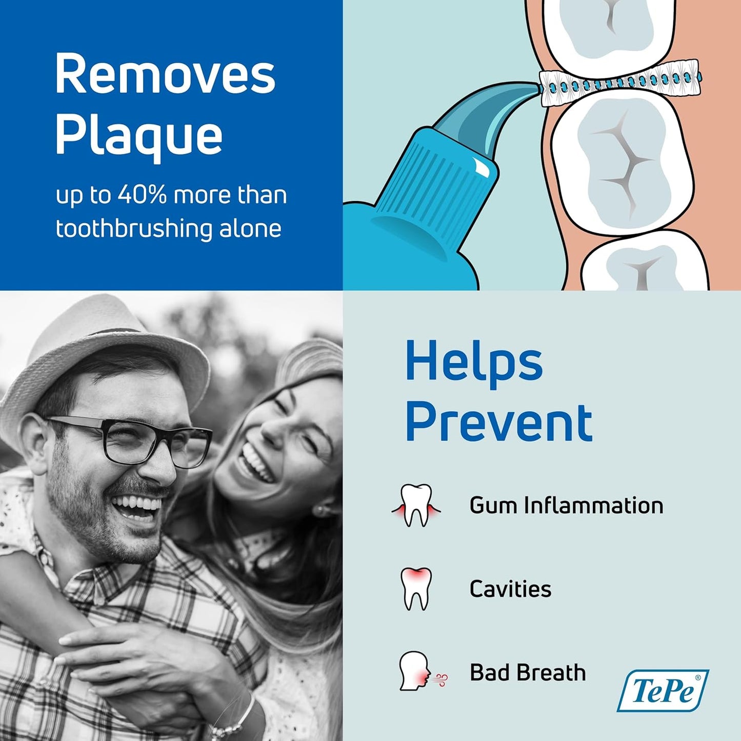 Tepe Interdental Brush 0.5mm Red 6 Pack