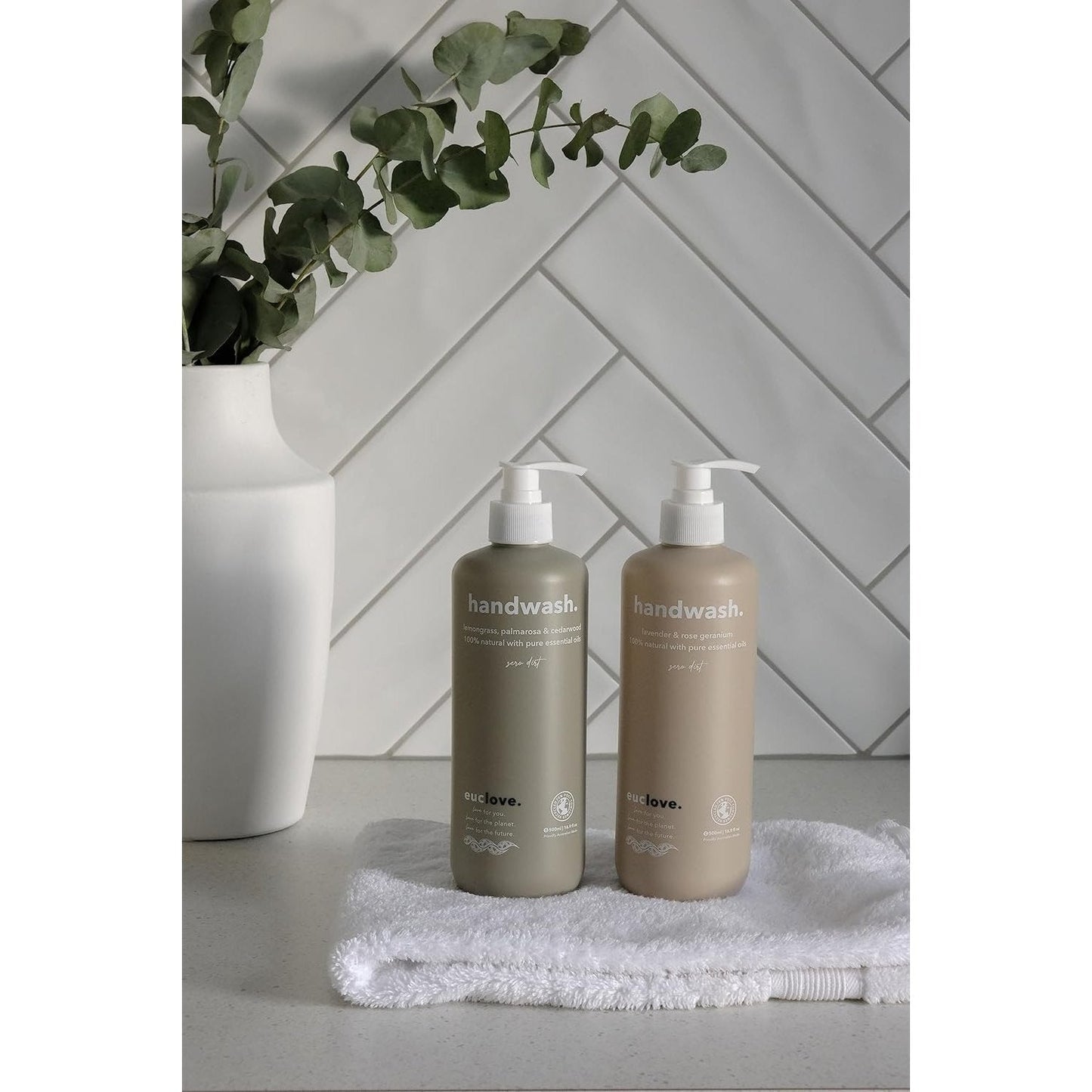 Euclove Hand Wash Lavender & Rose Geranium Pump 300ml